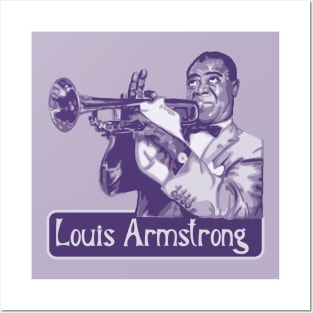 Louis Armstrong Portrait Posters and Art